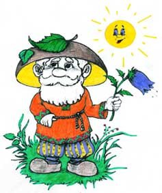 Старичок Лесовичок раскраска