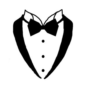 Трафарет смокинга