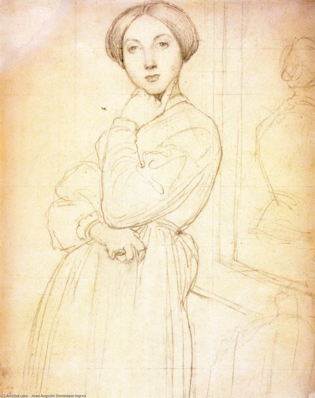 Энгр портрет дочери Люсьена Бонапарта