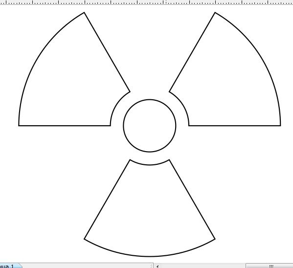 Трафарет радиация