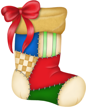 Новогодние носки печать