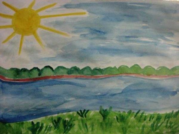 Картины художников на тему река