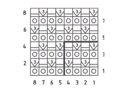 Букле вязание спицами схема