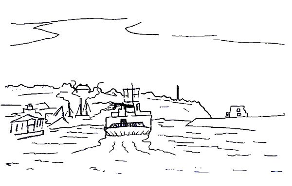 Река Кама раскраска