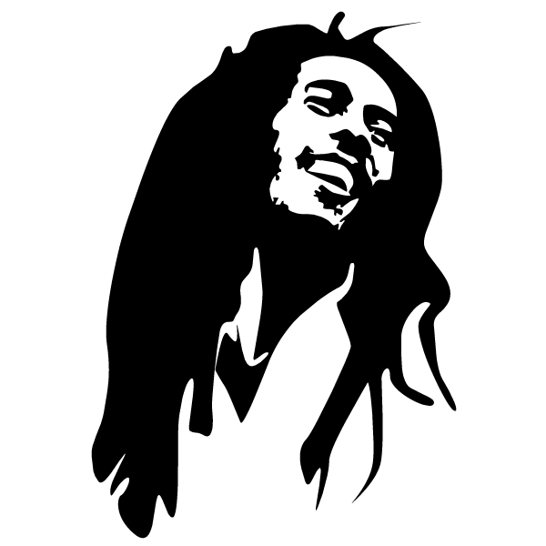 Боб Марли чб