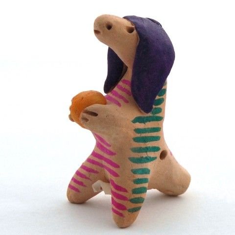 Курская Кожлянская народная глиняная игрушка