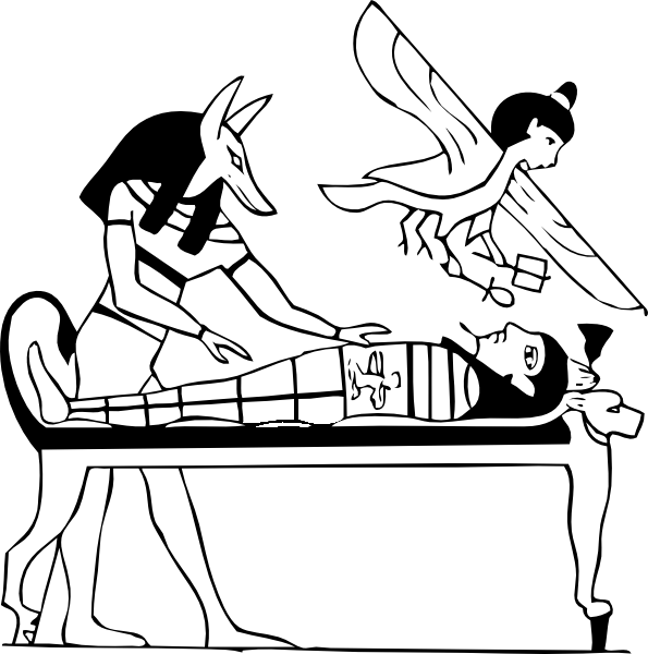 Египетские иероглифы черно белые