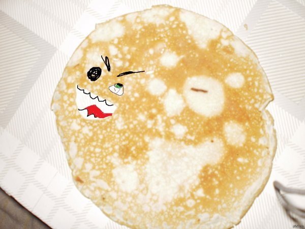 Блинчик с глазами