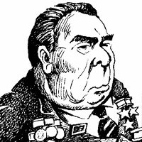 Брежнев Леонид шарж