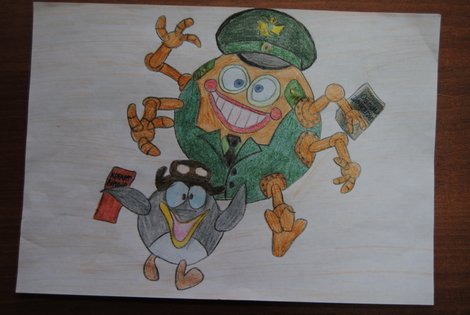 Рисунок ко Дню судебного пристава