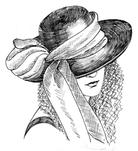 Эскизы шляпок