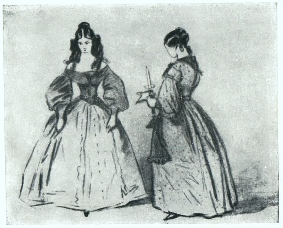 Софья из горя от ума иллюстрации