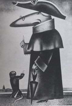 Нос Гоголь иллюстрации