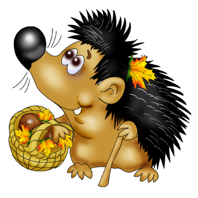 Ежик мультяшный
