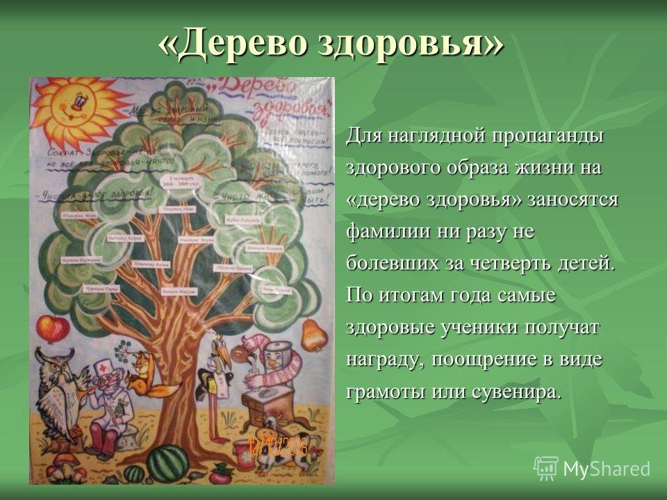 Дерево здоровья в детском саду. Дерево здоровья. Дерево здоровья для дошкольников. ЗОЖ дерево здоровья.