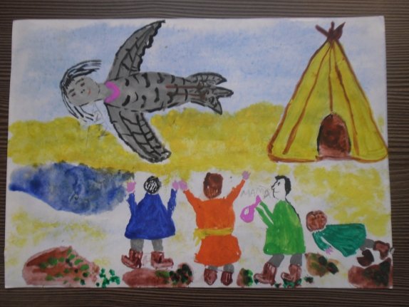 Рисунок к сказке Кукушка