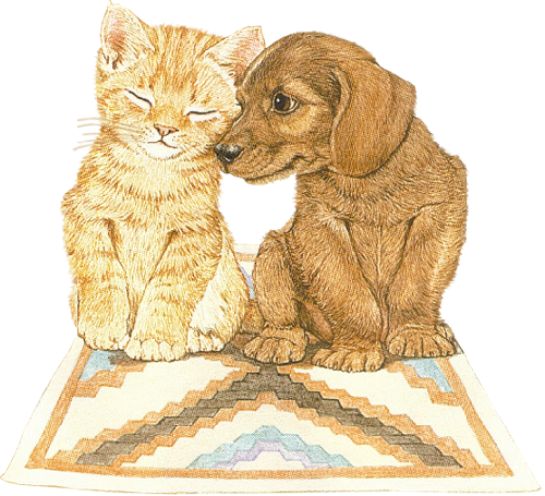 Зарисовки собак и кошек