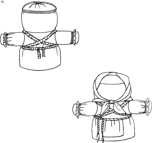 Кукла оберег Крупеничка рисунок