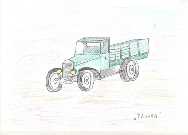 3d model автомобиля ГАЗ-АА Rhinoceros