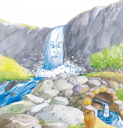 Река мультяшный