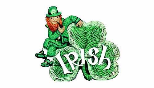 Ирландская арфа и Лепрекон