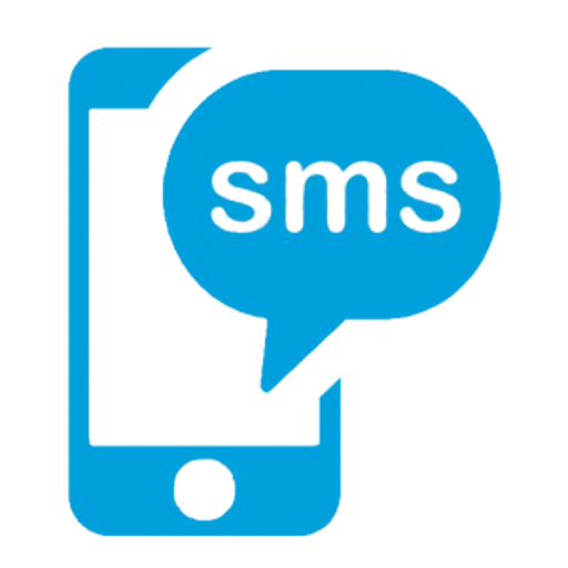 Надпись смс