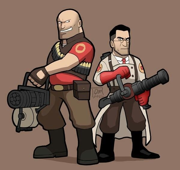 Team Fortress 2 пулеметчик СССР