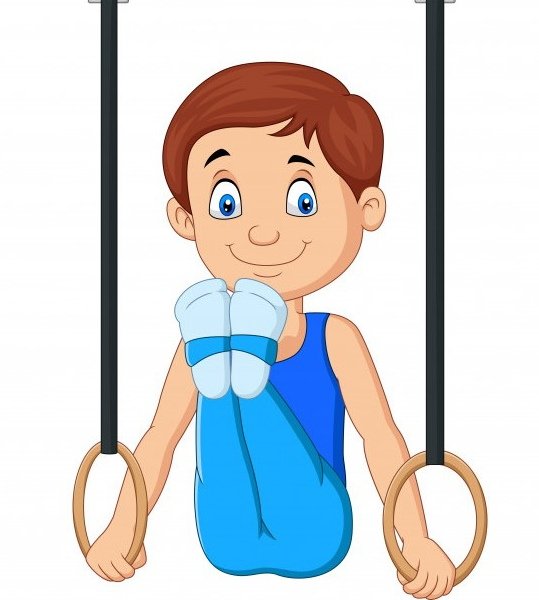 Раскраска: спортсмены