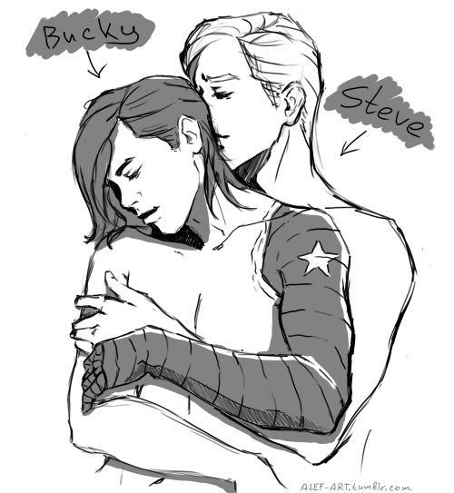 Фем Стив Роджерс и Тони Старк