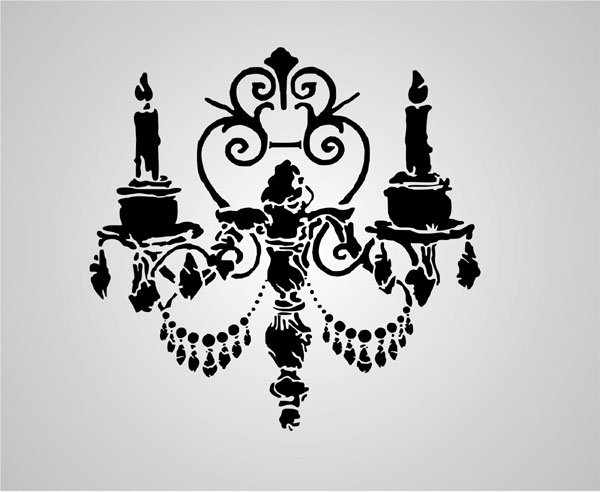 Канделябр силуэт