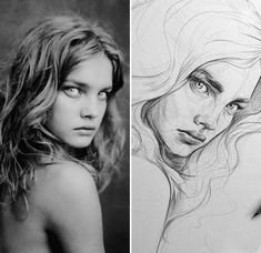 Водянова рисунок (49 фото)