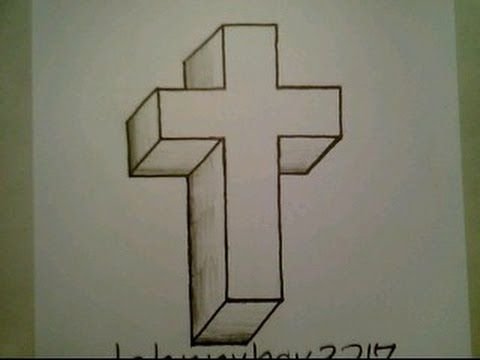 Крест с крыльями эскиз