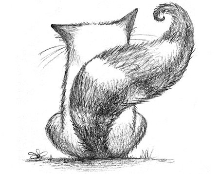 Эскизы карандашом прикольные