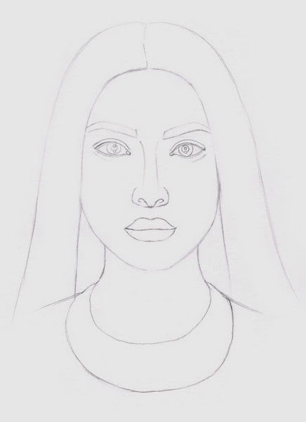 Портрет человека легкий