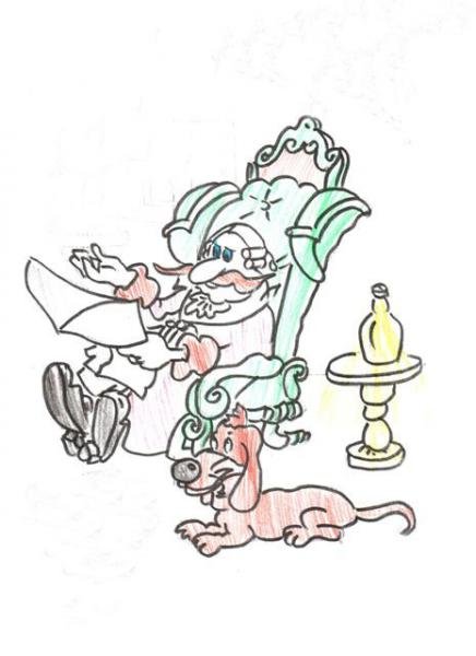 Разукрашки Барон Мюнхгаузен