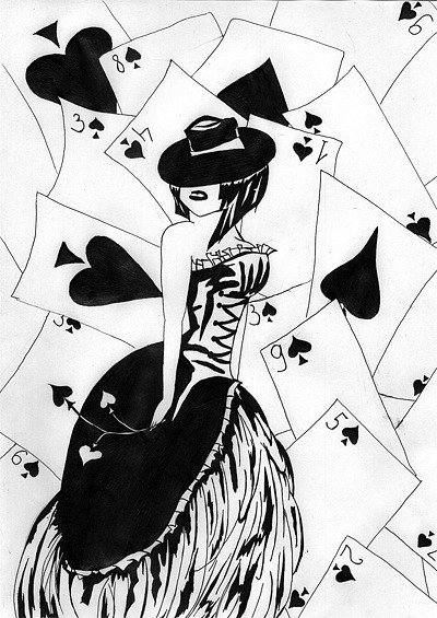 Алиса в стране чудес тим Бертон рисунки