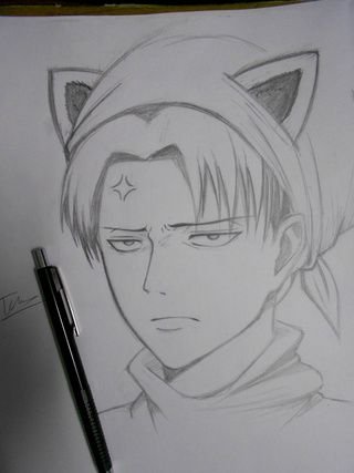 Леви Аккерман рисовать легко