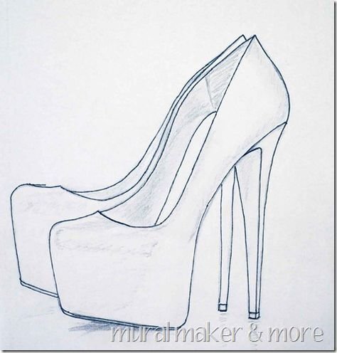 Легкая туфелька рисунки