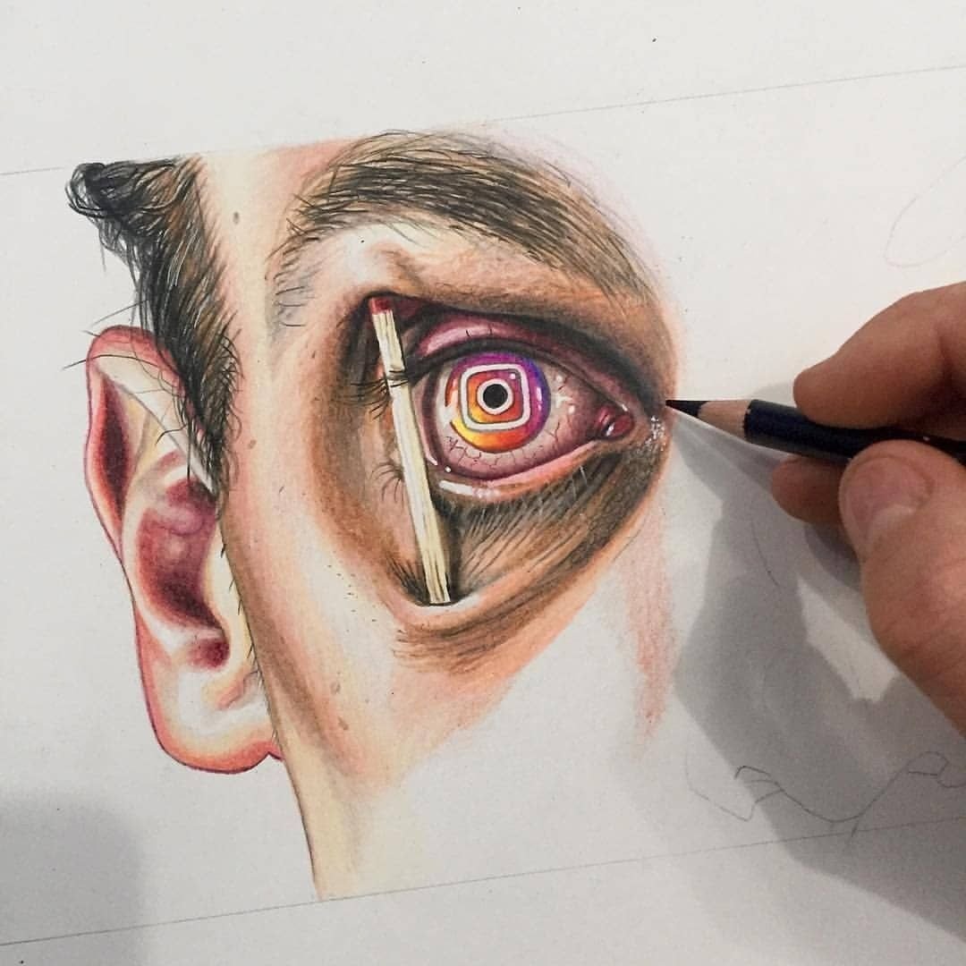Очень реалистичные рисунки цветными карандашами