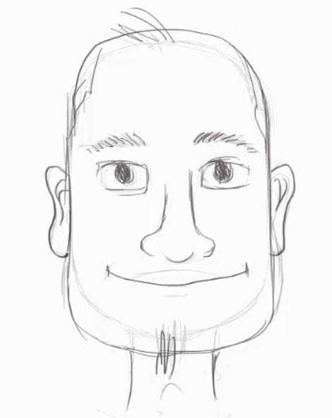 Смешные лица карандашом