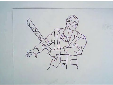 Раскраска Джейсон Вурхис