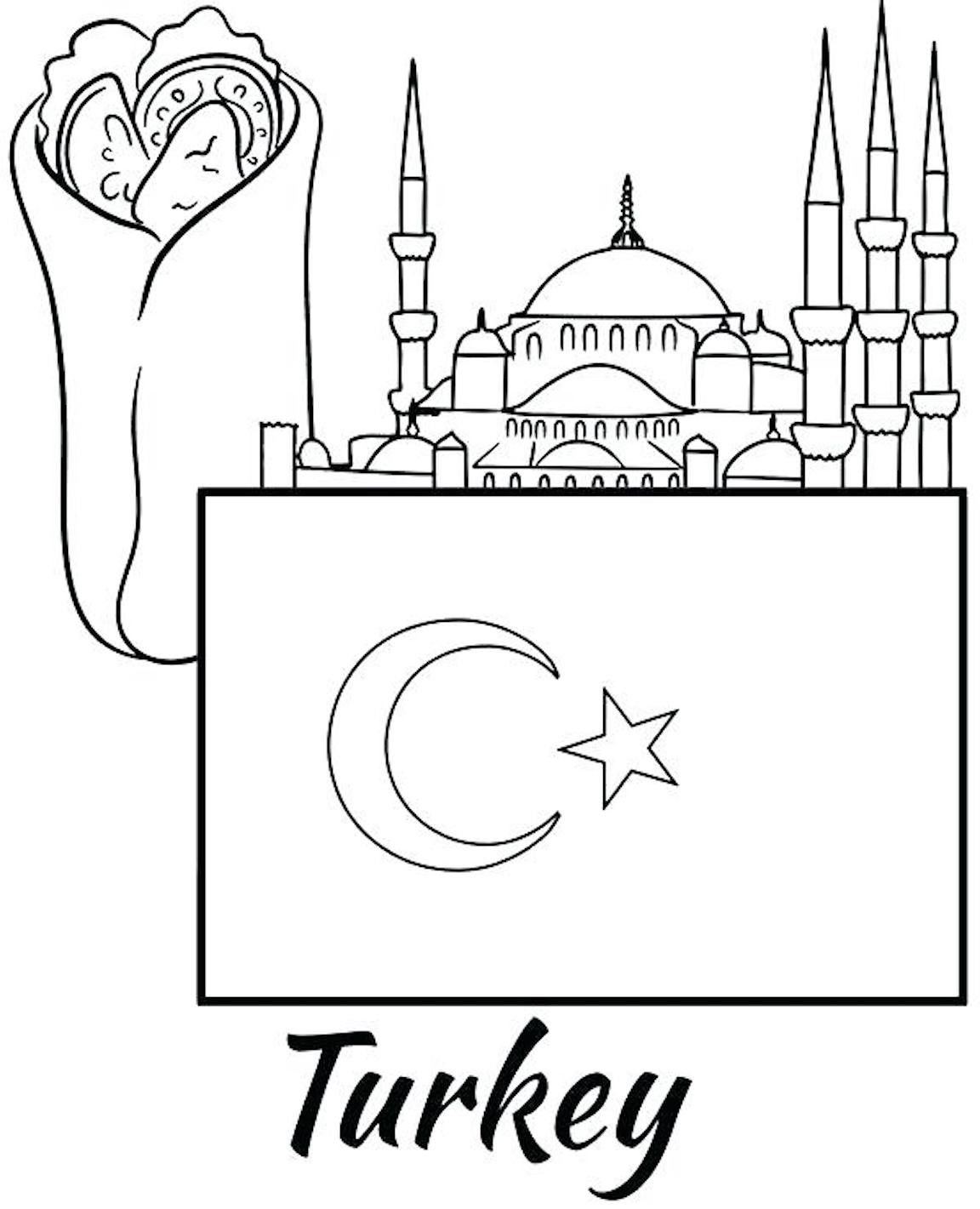 Турция рисунок