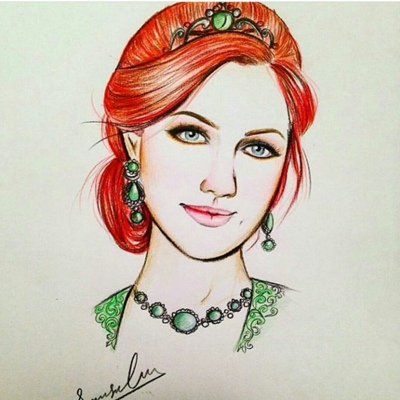 Рисунки Мерьем Узерли