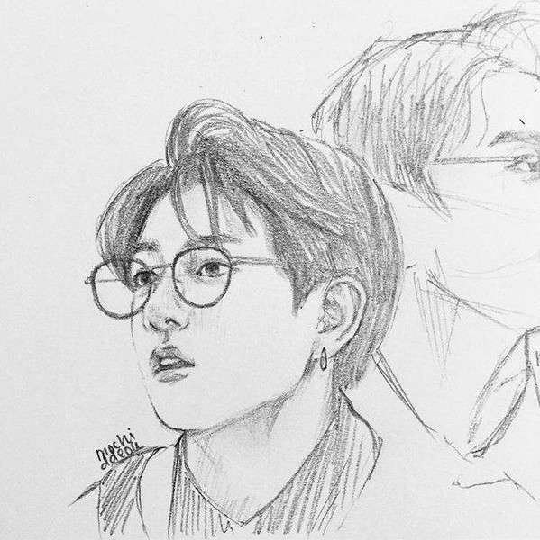 Рисунки для срисовки карандашом дорамы