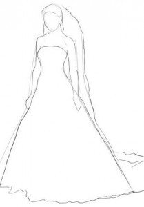 Эскизы свадебных платьев