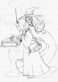 Маг рисунок