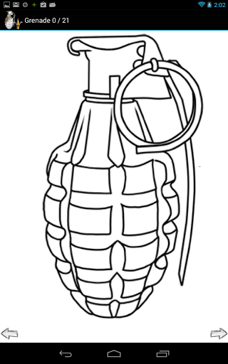 Граната эскиз
