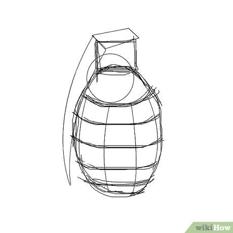 Срисовать гранату