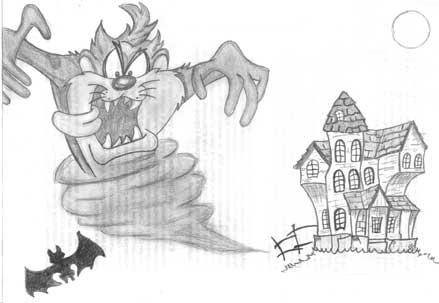 Леший раскраска