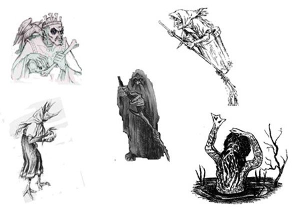 Леший Кикимора водяной